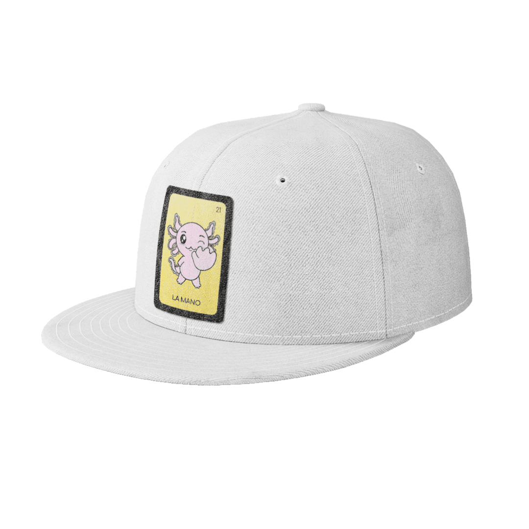 Gorra Unisex Plana Axoloteria La Mano Ajolote