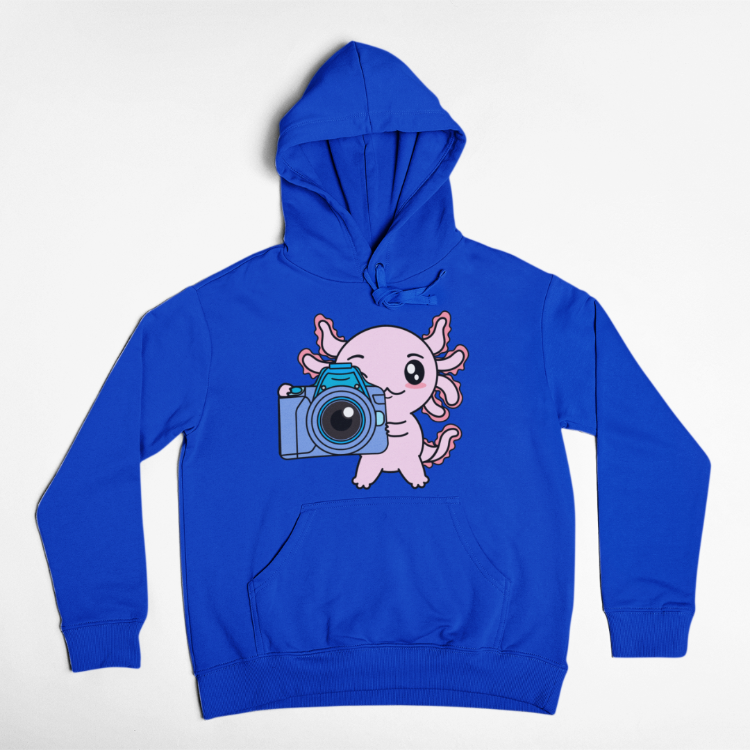 Hoodie Axolotzin Fotografo Ajolote Unisex
