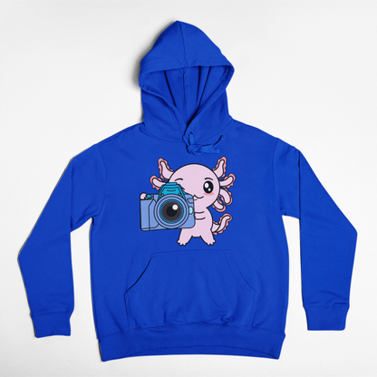 Hoodie Axolotzin Fotografo Ajolote Unisex