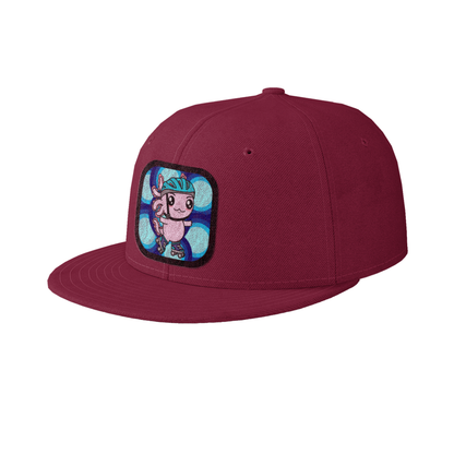 Gorra Unisex Plana Axolotzin Patinador