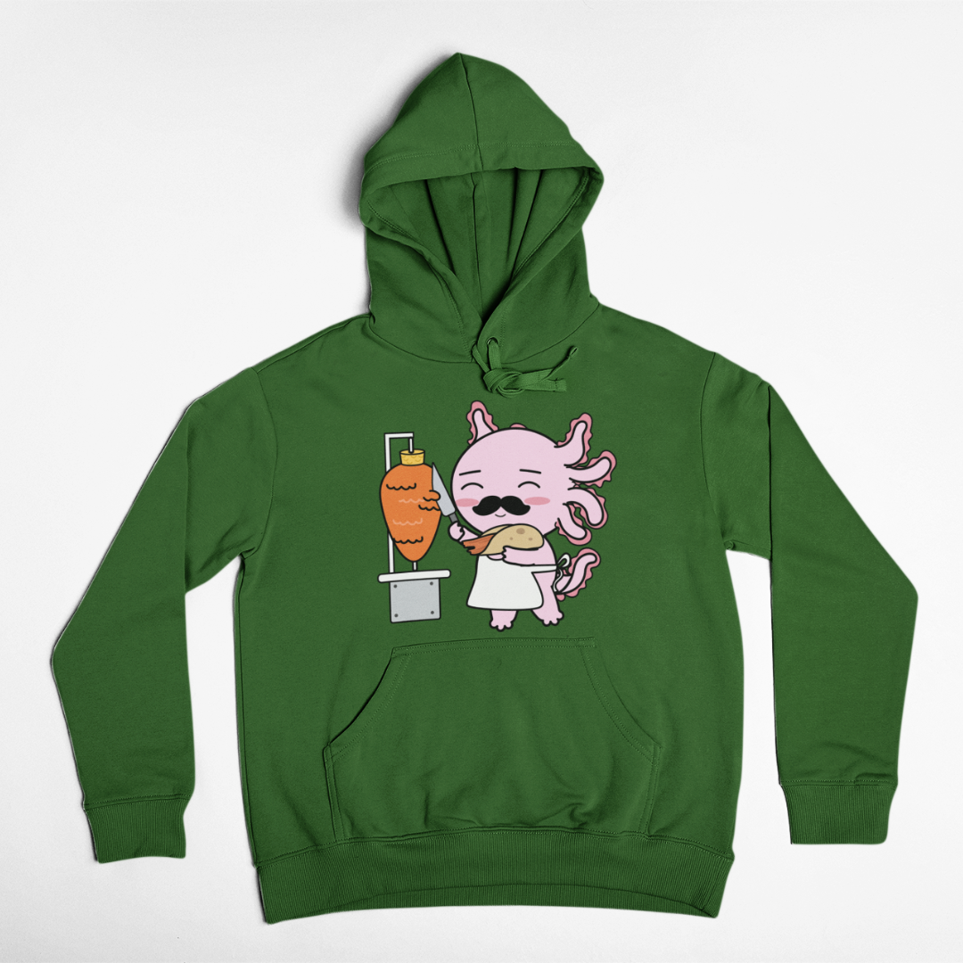 Hoodie Axolotzin Taquero Ajolote Unisex