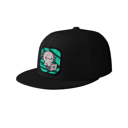 Gorra Unisex Plana Ajolote Trabajando Xo The Monster