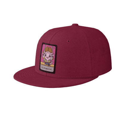 Gorra Unisex Plana Axoloteria El Borracho Ajolote