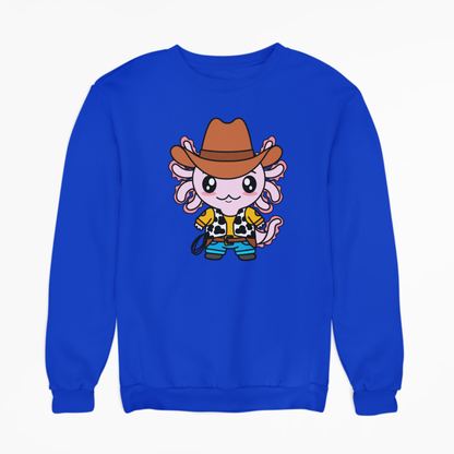 Sudadera Axolotzin Vaquero Ajolote Unisex