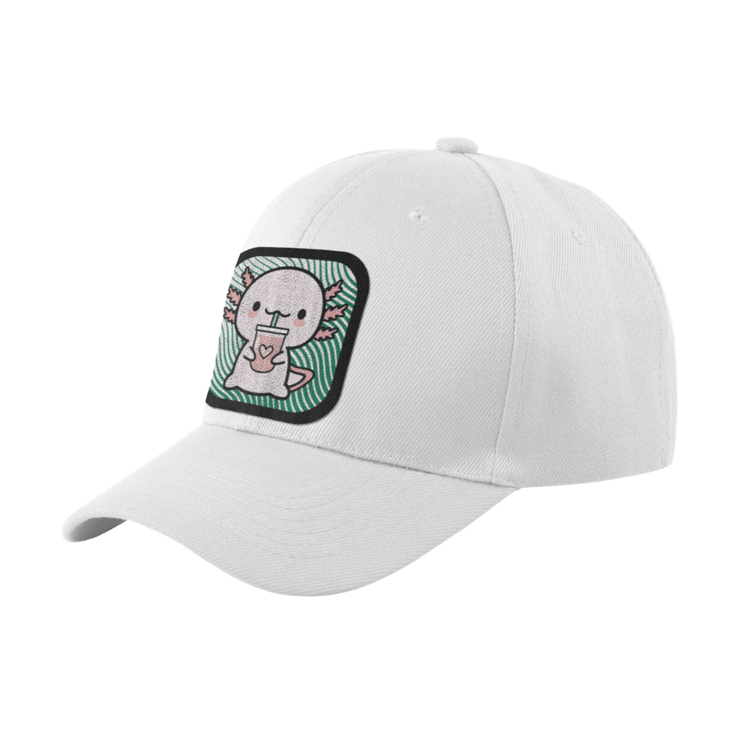 Gorra Unisex Curva Ajolote Bebiendo  Xo The Monster