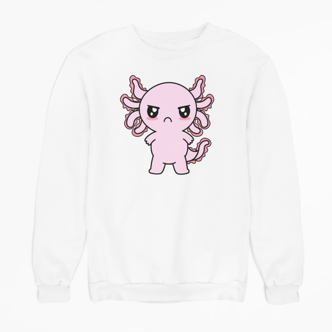 Sudadera Axolotzin Enojado Ajolote Unisex