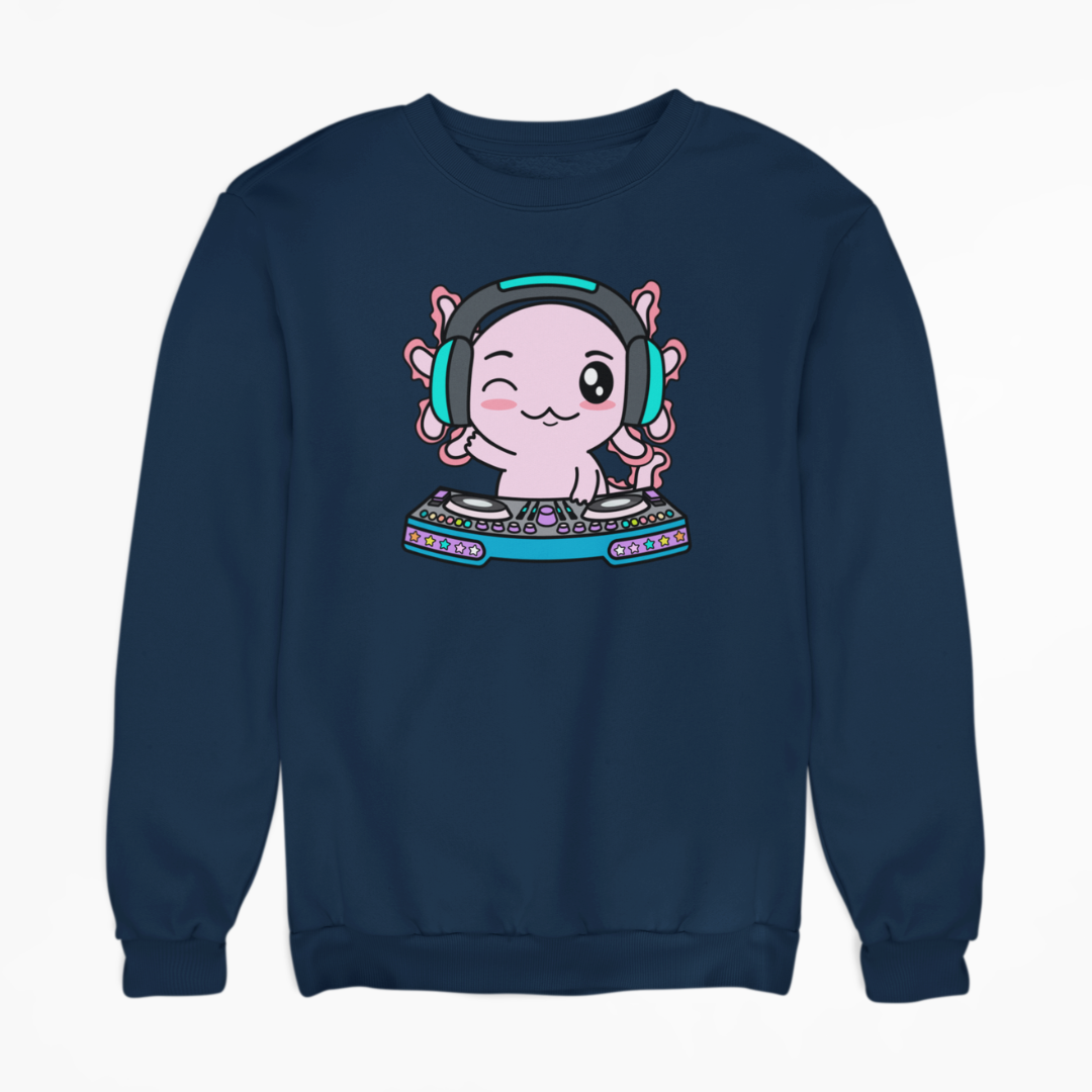 Sudadera Axolotzin Dj Ajolote Unisex