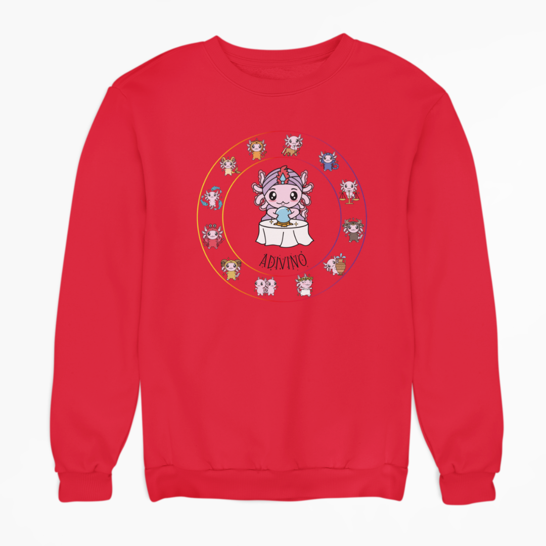 Sudadera Horóscopos Adivino Axolotzin Ajolote Unisex