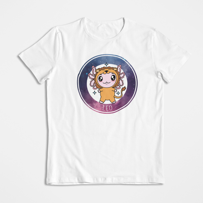 Playera Axolotzin Horoscopos Galaxy Leo Ajolote