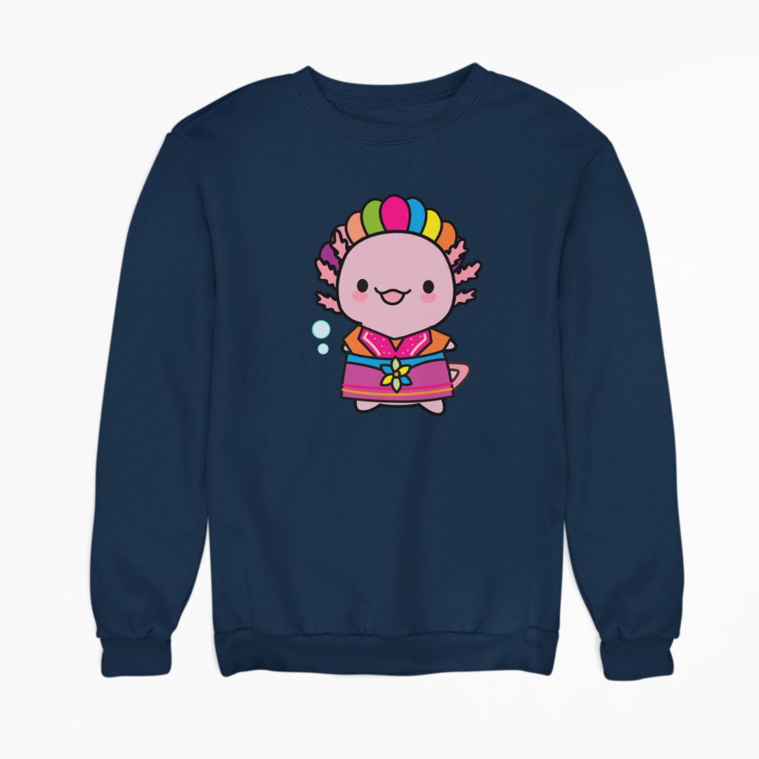 Sudadera Ajolote Mexicana Xo The Monster