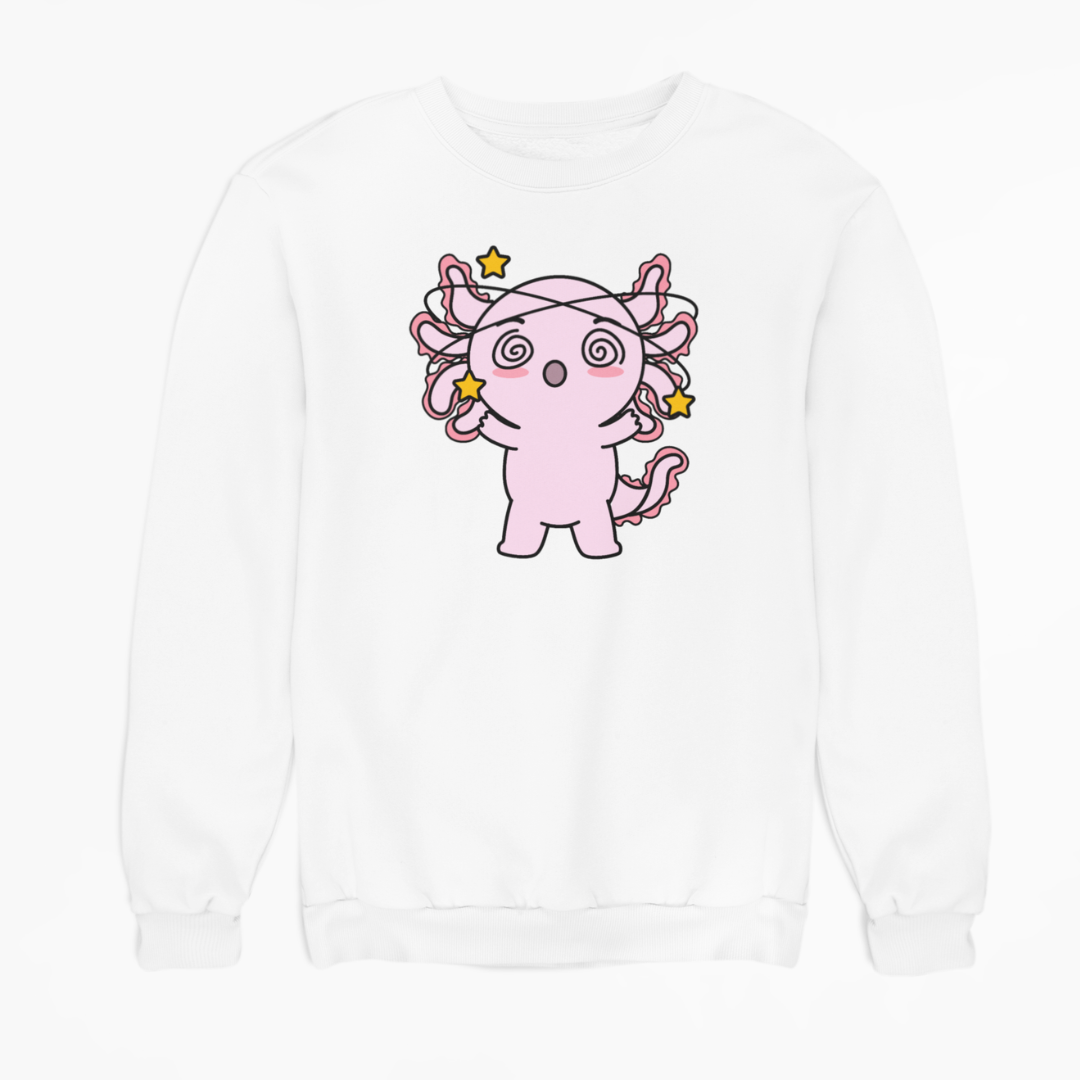 Sudadera Axolotzin Mareado Ajolote Unisex