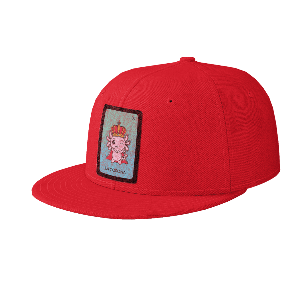 Gorra Unisex Plana Axoloteria La Corona Ajolote