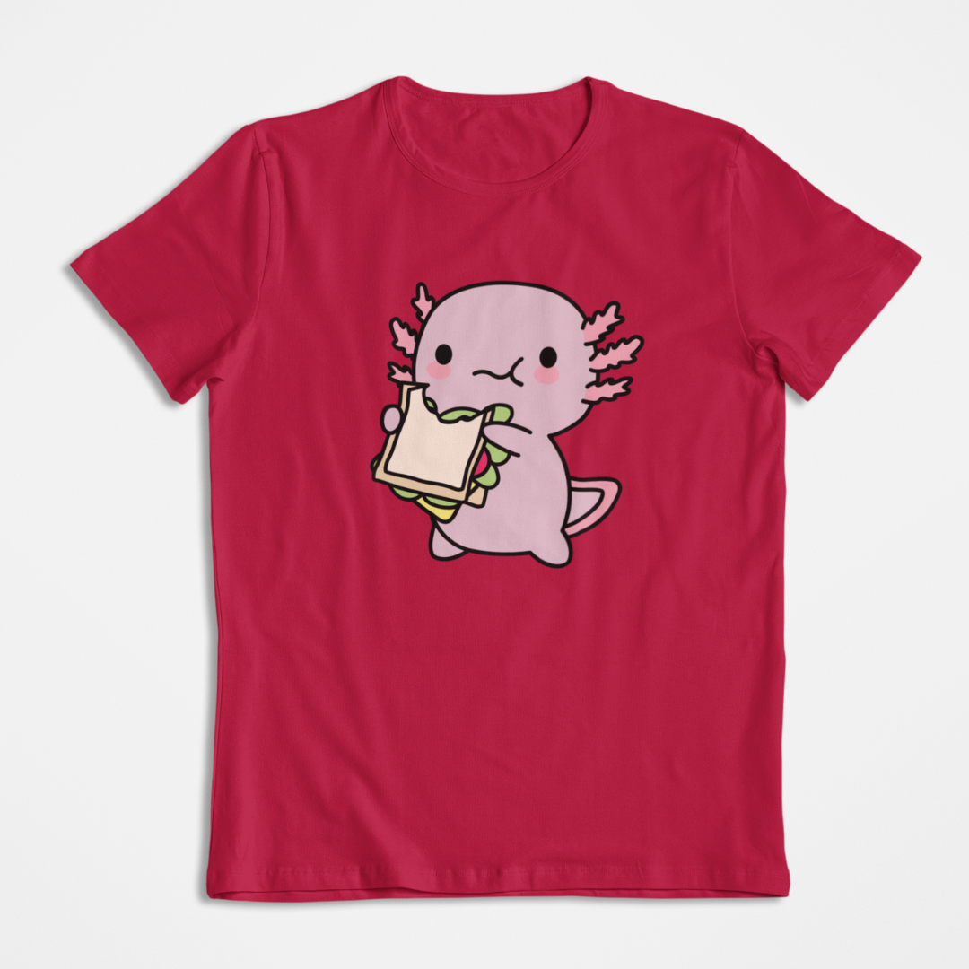 Playera Ajolote Almorzando Xo The Monster