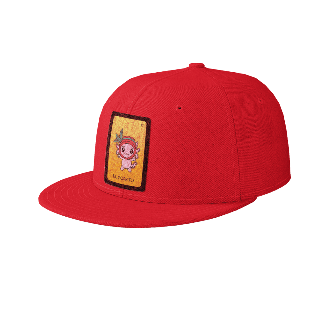 Gorra Unisex Plana Axoloteria El Gorrito Ajolote
