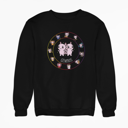 Sudadera Horóscopos Geminis Axolotzin Ajolote Unisex