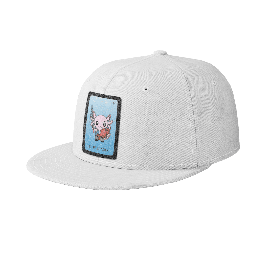 Gorra Unisex Plana Axoloteria El Pescado Ajolote
