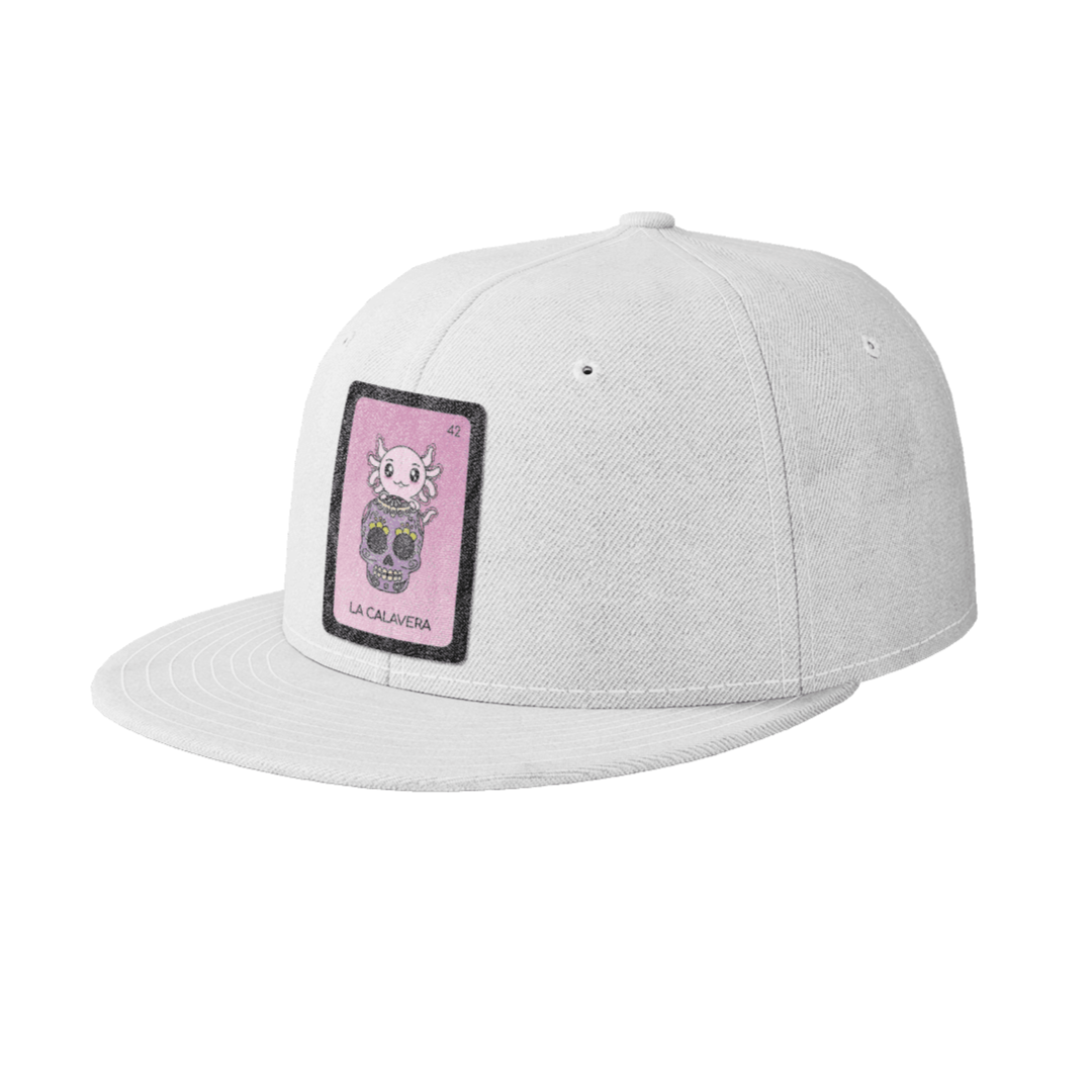 Gorra Unisex Plana Axoloteria La Calavera Ajolote