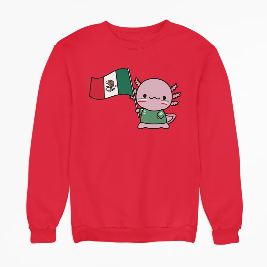Sudadera Ajolote Mundialista Xo The Monster