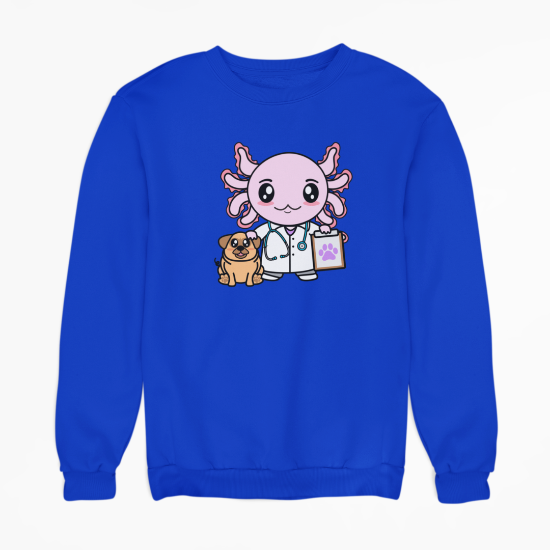 Sudadera Axolotzin Veterinario Ajolote Unisex