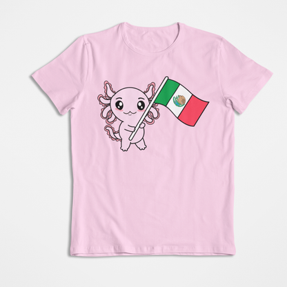 Playera Axolotzin Bandera Ajolote
