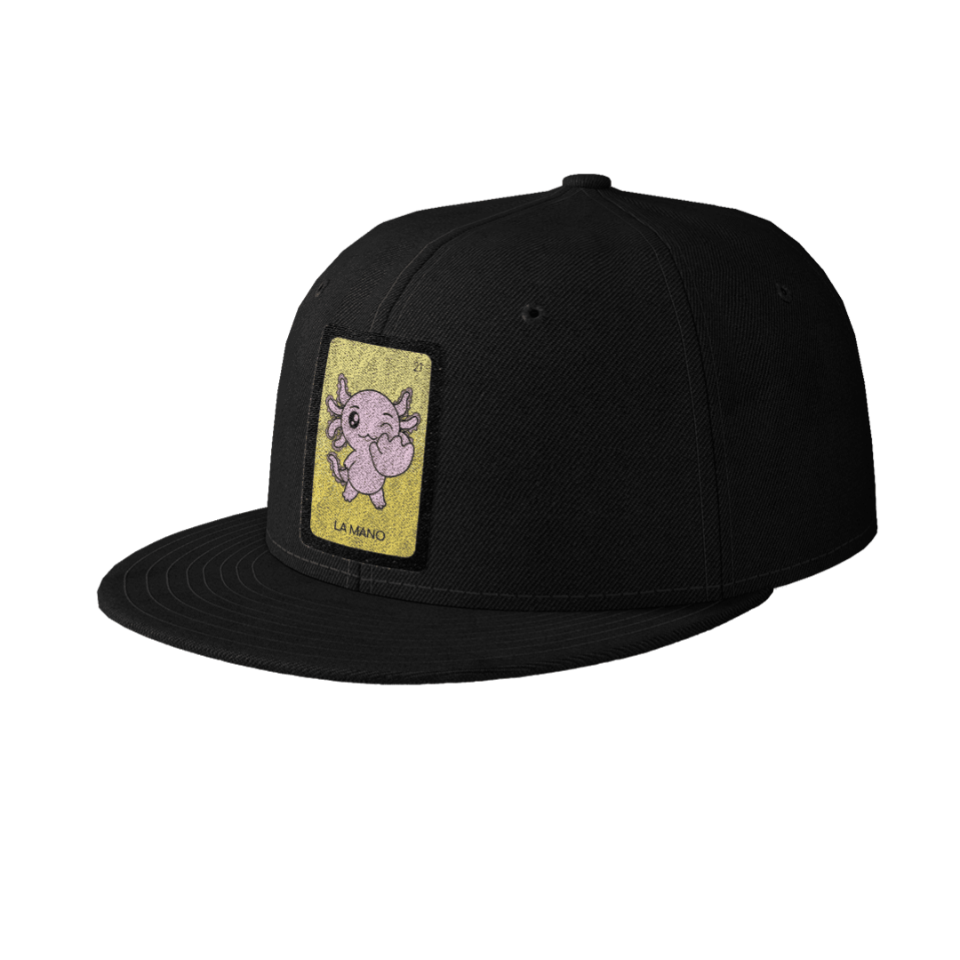Gorra Unisex Plana Axoloteria La Mano Ajolote