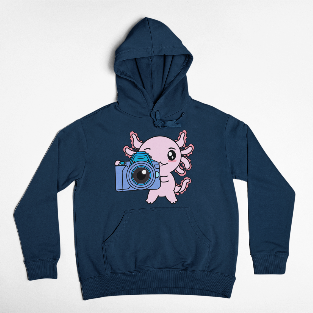 Hoodie Axolotzin Fotografo Ajolote Unisex