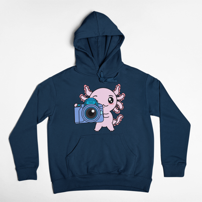 Hoodie Axolotzin Fotografo Ajolote Unisex