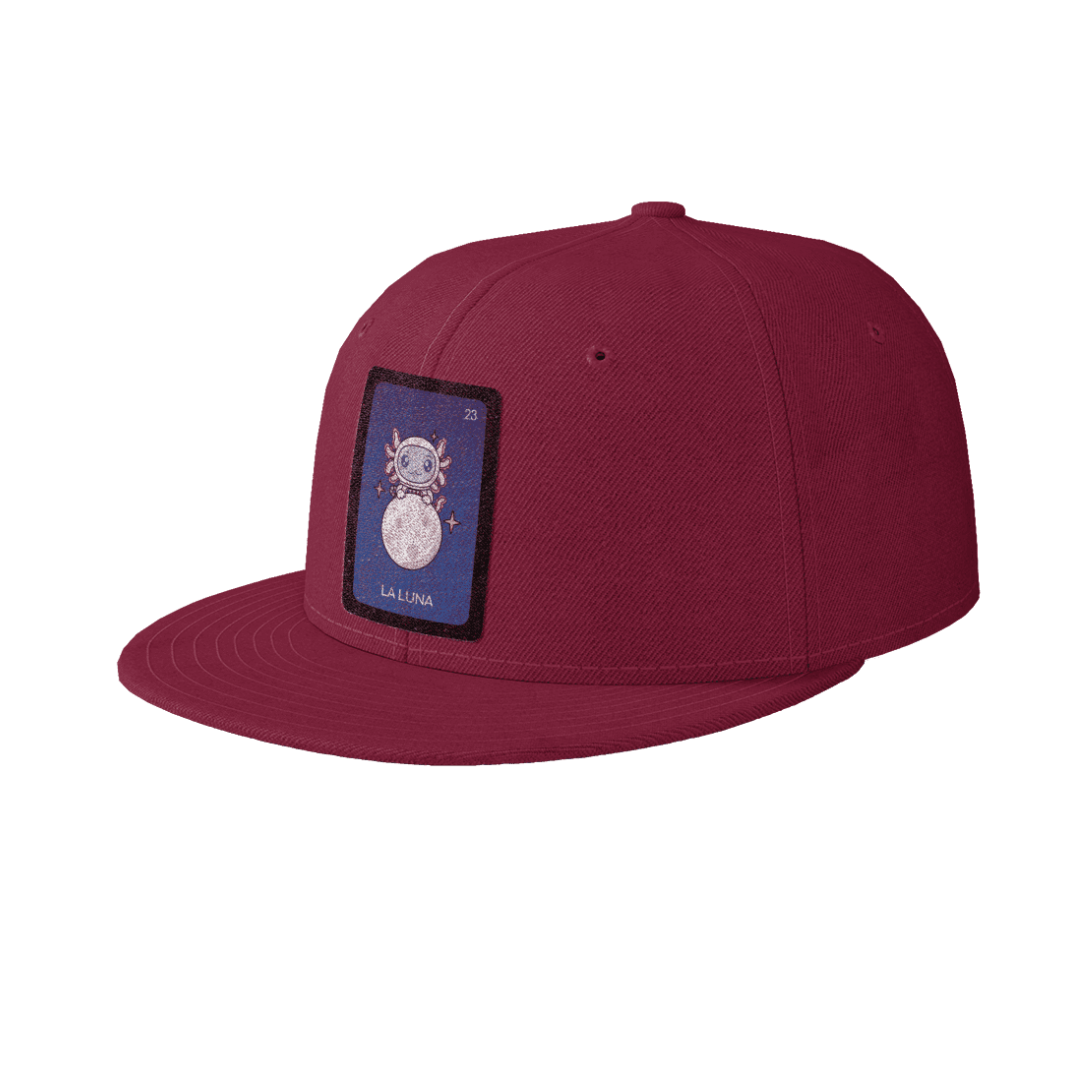 Gorra Unisex Plana Axoloteria La Luna Ajolote