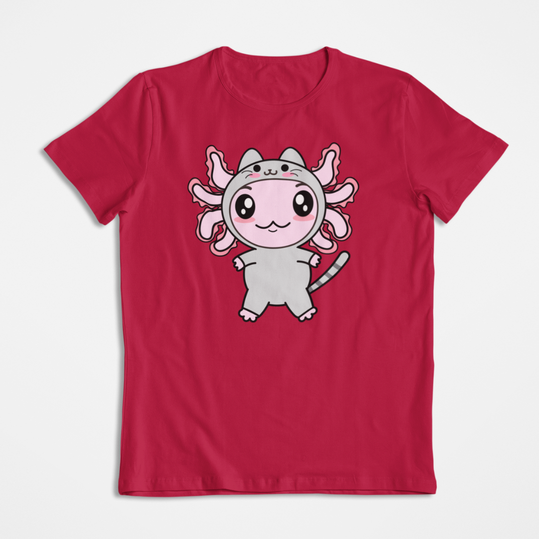 Playera Axolotzin Disfraz Gato Ajolote