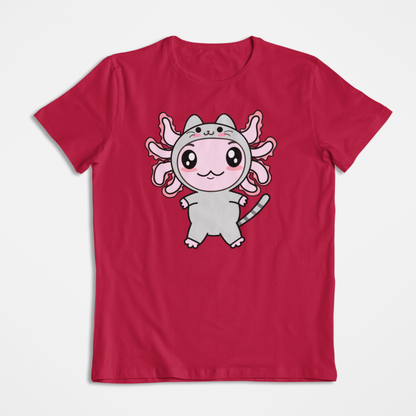 Playera Axolotzin Disfraz Gato Ajolote