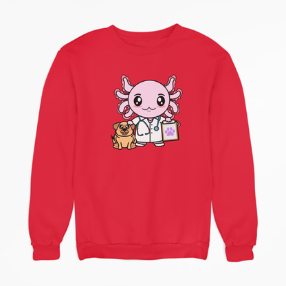 Sudadera Axolotzin Veterinario Ajolote Unisex