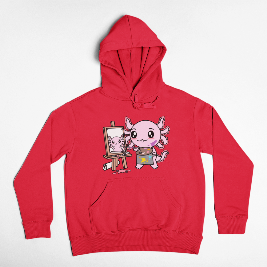 Hoodie Axolotzin Autorretrato Ajolote Unisex