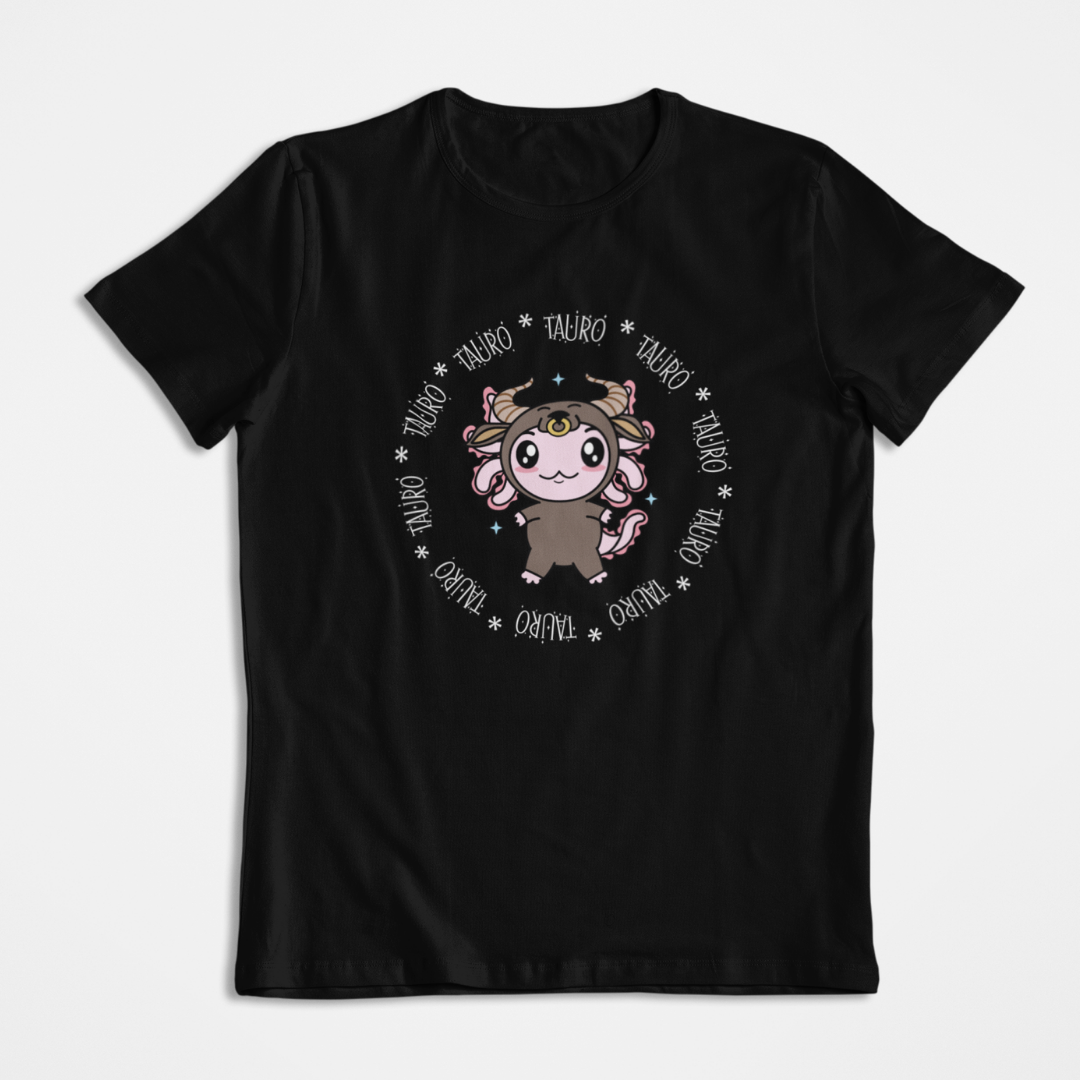 Playera Axolotzin Horoscopos Aro Tauro Ajolote
