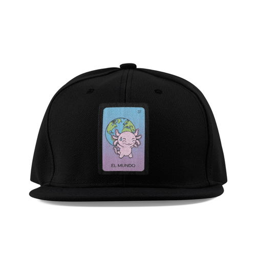 Gorra Unisex Plana Axoloteria El Mundo Ajolote