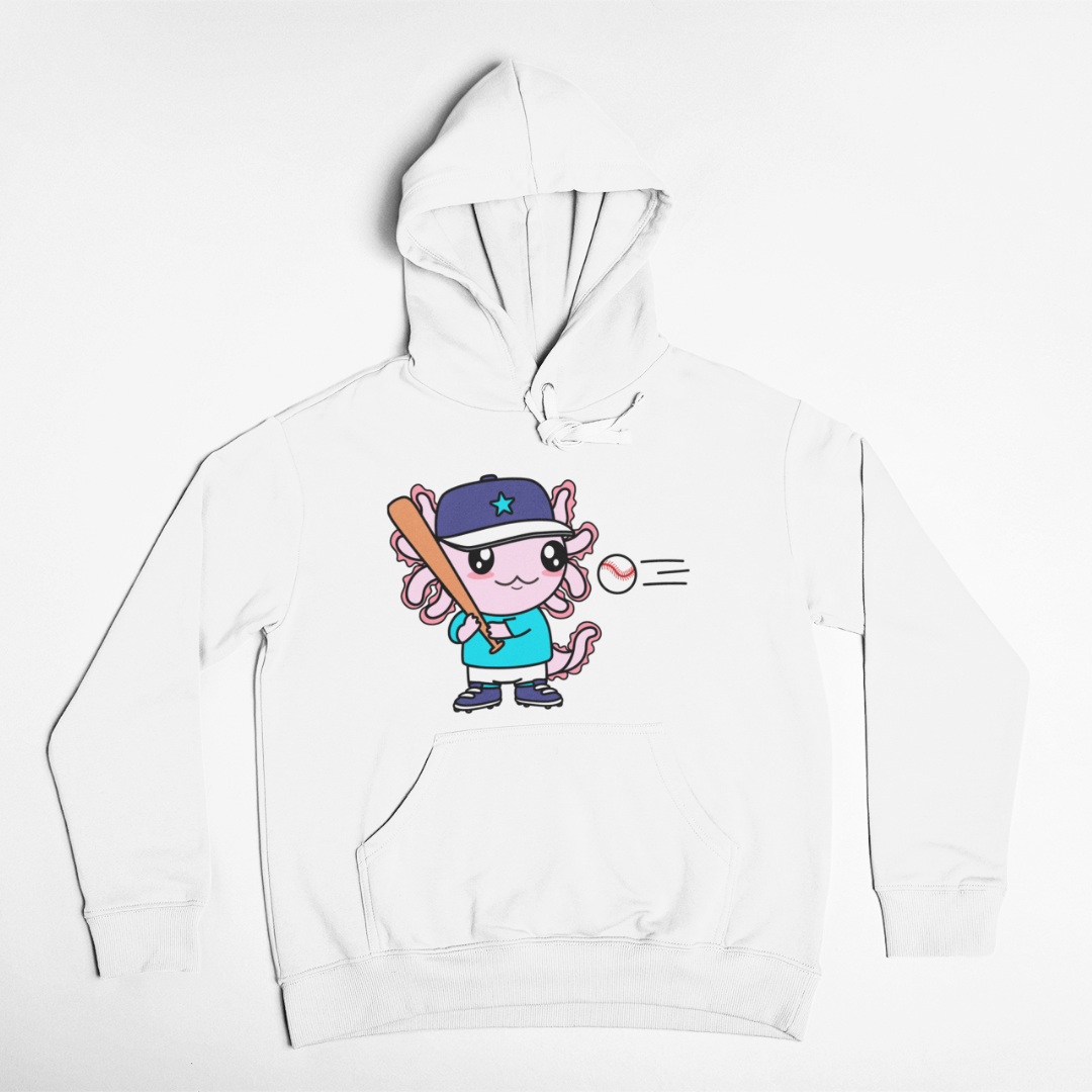 Hoodie Axolotzin Beisbolista Ajolote Unisex