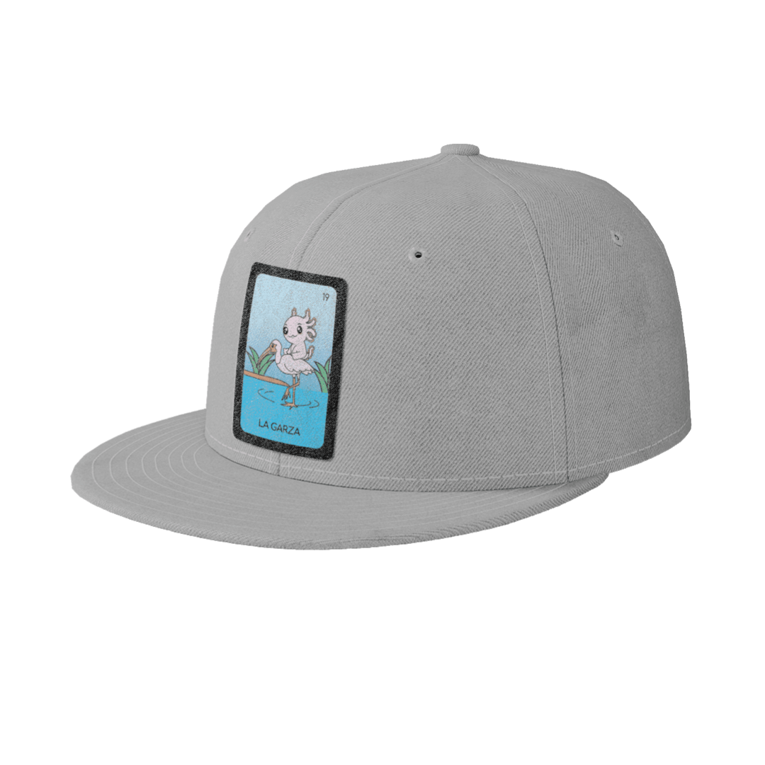 Gorra Unisex Plana Axoloteria La Garza Ajolote