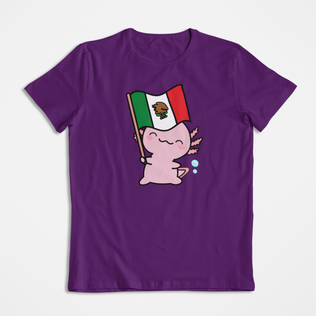 Playera Ajolote Y Su Bandera Xo The Monster