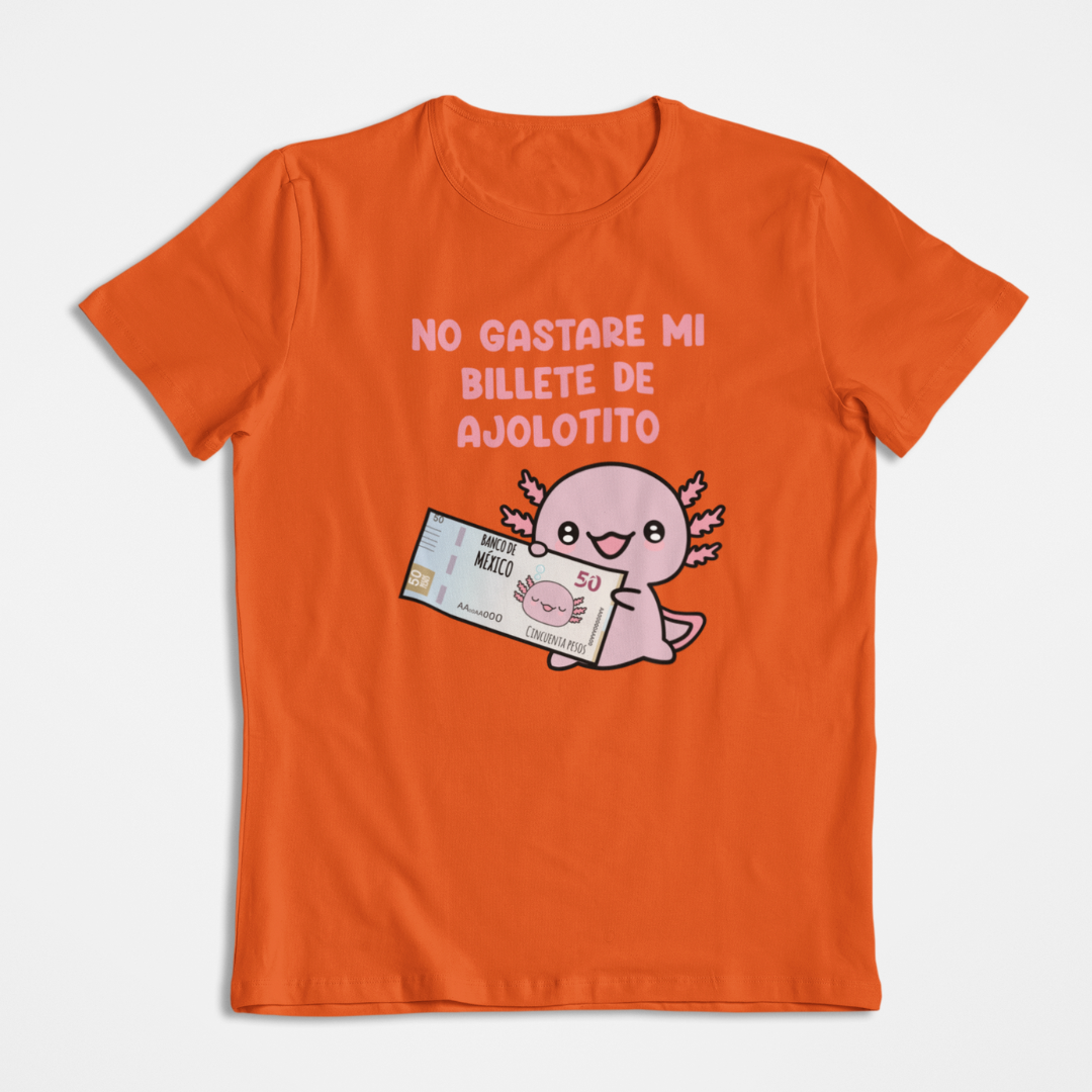 Playera Ajolote Billete Xo The Monster