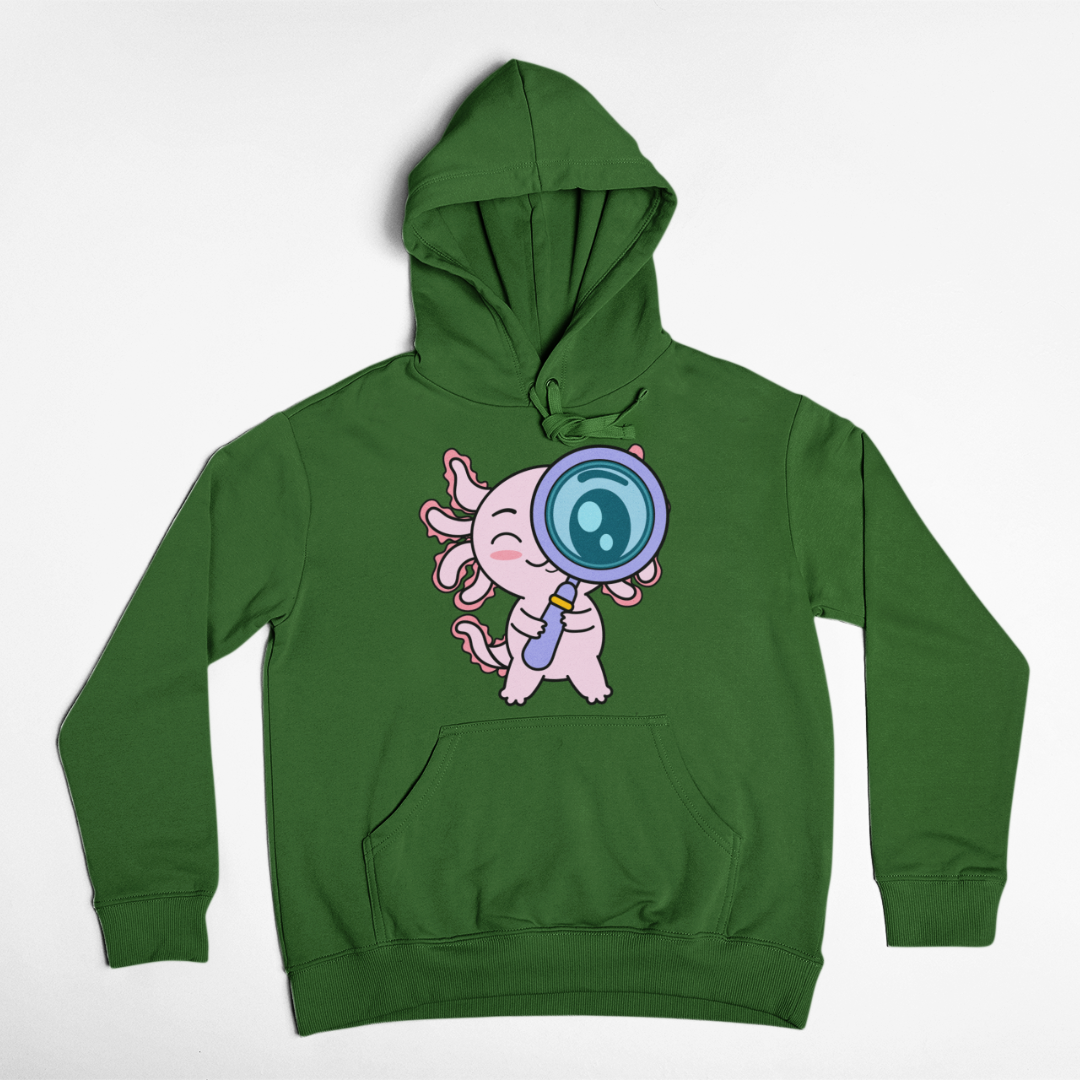 Hoodie Axolotzin Curioso Ajolote Unisex