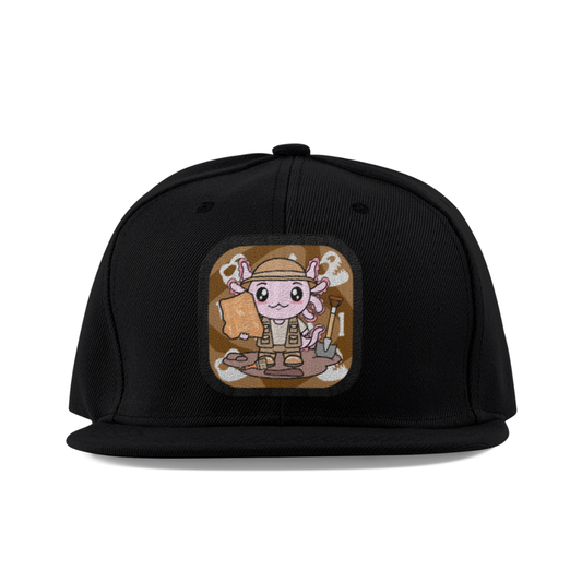 Gorra Unisex Plana Axolotzin Arqueologo