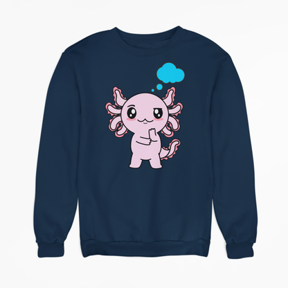 Sudadera Axolotzin Pensando Ajolote Unisex