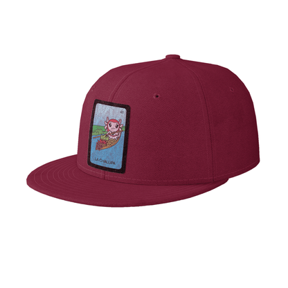 Gorra Unisex Plana Axoloteria La Chalupa Ajolote