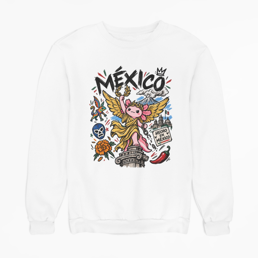 Sudadera Ajolotito Angel Unisex