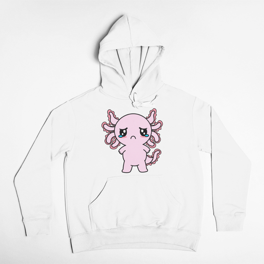 Hoodie Axolotzin Triste Ajolote Unisex