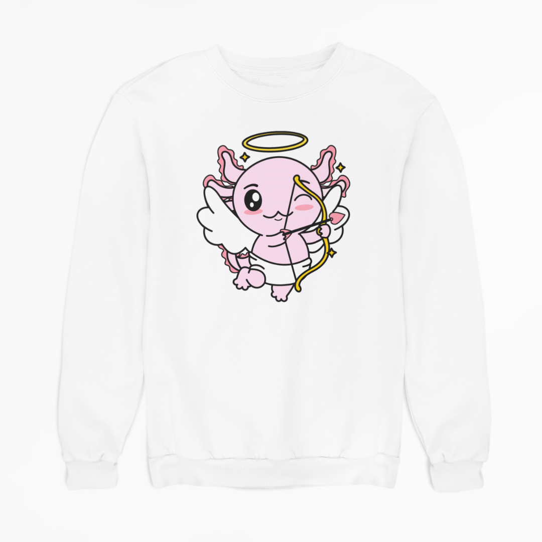 Sudadera Axolotzin Cupido Ajolote Unisex
