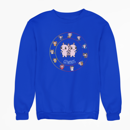 Sudadera Horóscopos Geminis Axolotzin Ajolote Unisex