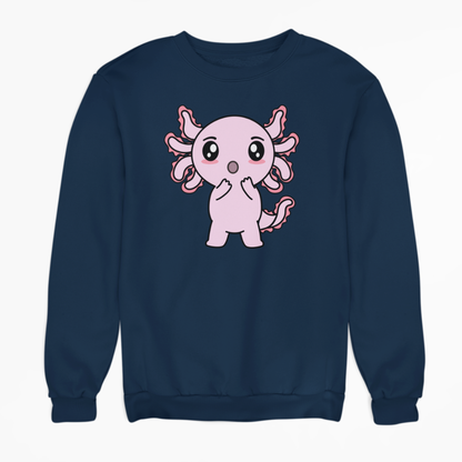 Sudadera Axolotzin Sorprendido Ajolote Unisex