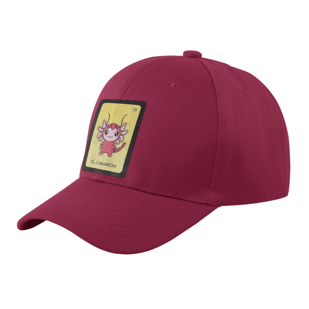 Gorra Unisex Curva Axoloteria El Camarón Ajolote