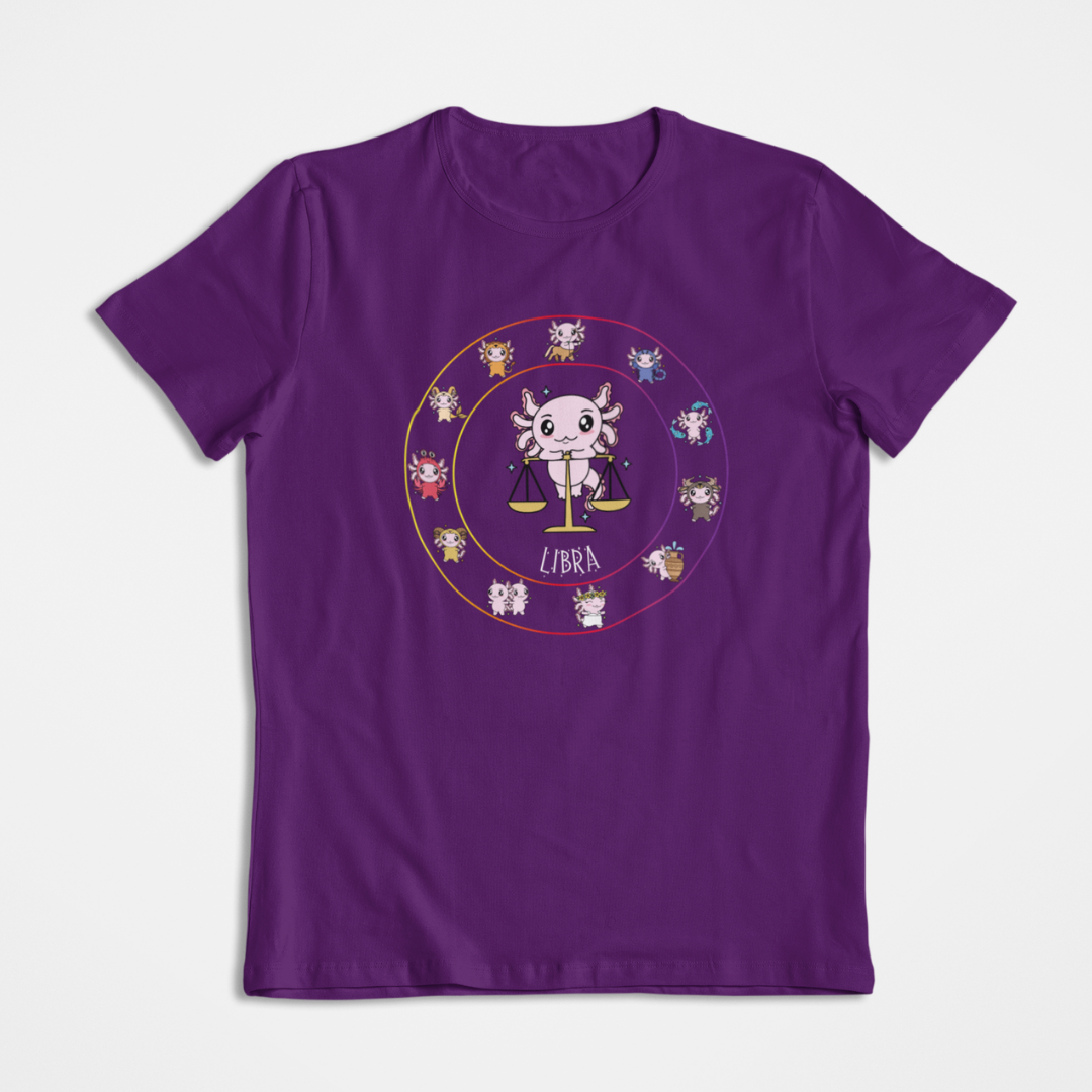 Playera Horoscopos Libra Axolotzin Ajolote