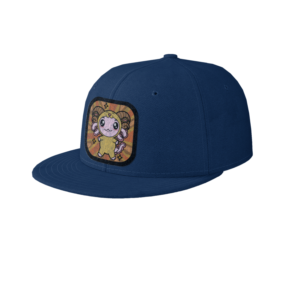 Gorra Unisex Plana Axolotzin Horoscopos Aries Ajolote
